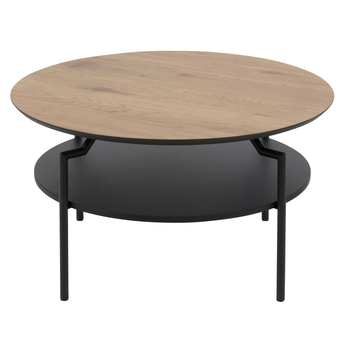 Konferenčný stolík GOLDINGTON prírodná/čierna 2