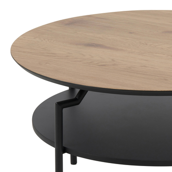 Konferenčný stolík GOLDINGTON prírodná/čierna 3