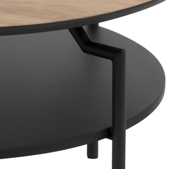 Konferenčný stolík GOLDINGTON prírodná/čierna 6