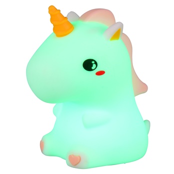 Stolná LED RGB lampa GOLDY biela 2