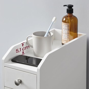 Kúpeľňová skrinka GORDES 18 biela 2