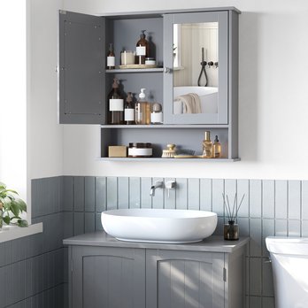 Zrkadlová skrinka GORDES 21 sivá 4