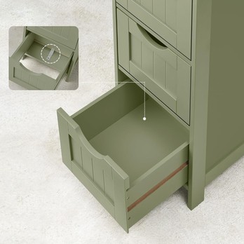 Zásuvková skrinka GORDES svetlozelená 2