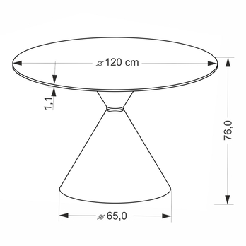 Jedálenský stôl GORIT biely mramor/čierna 8