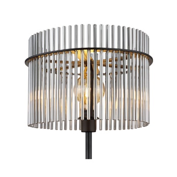 Stojacia lampa  GORLEY čierna, výška 152 cm 3