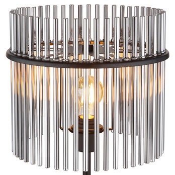 Stolná lampa GORLEY čierna/sivá 2