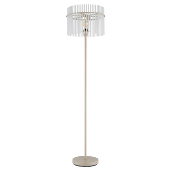 Stojacia lampa GORLEY piesková/priehľadná 3