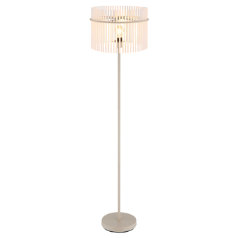 Stojacia lampa GORLEY piesková/priehľadná 4
