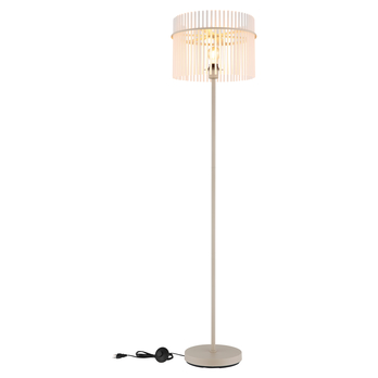 Stojacia lampa GORLEY piesková/priehľadná 5