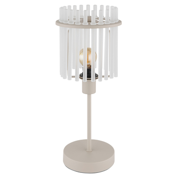 Stolná lampa GORLEY piesková/priehľadná 3