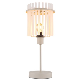 Stolná lampa GORLEY piesková/priehľadná 4