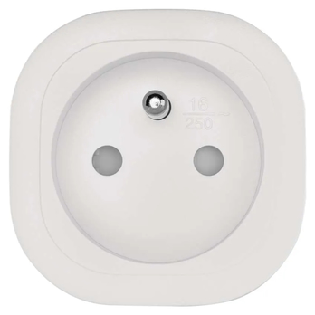 Zásuvka GOSMART P5551 biela 3