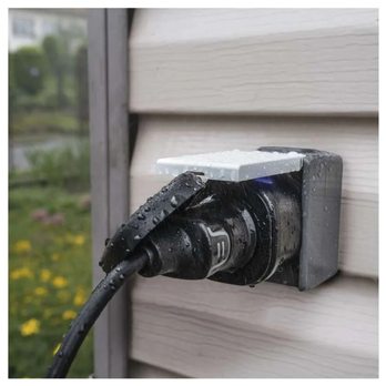 Vonkajšia zásuvka GOSMART P5552 čierna 2