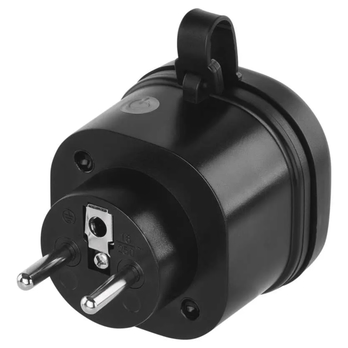 Vonkajšia zásuvka GOSMART P5552 čierna 5