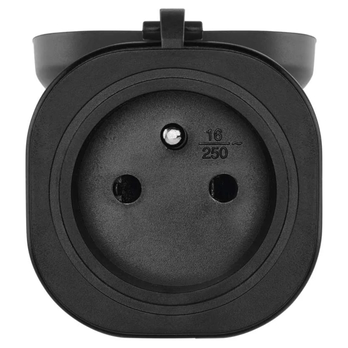 Vonkajšia zásuvka GOSMART P5552 čierna 6