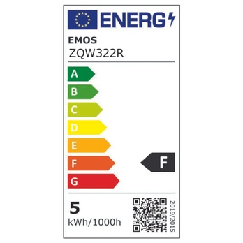 Smart LED žiarovka stmievateľná GOSMART ZQW322R E14, 4,8W, viacfarebná + RGB 4