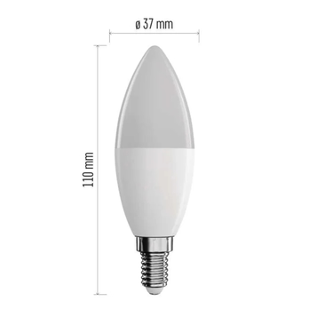 Smart LED žiarovka stmievateľná GOSMART ZQW322R E14, 4,8W, viacfarebná + RGB 5