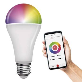 Smart LED žiarovka stmievateľná GOSMART ZQW516R E27, 14W, viacfarebná + RGB 3