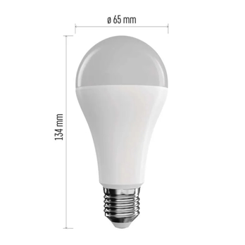 Smart LED žiarovka stmievateľná GOSMART ZQW516R E27, 14W, viacfarebná + RGB 5