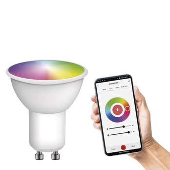Smart LED žiarovka stmievateľná GOSMART ZQW832R GU10, 4,8W, viacfarebná + RGB 2
