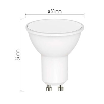 Smart LED žiarovka stmievateľná GOSMART ZQW832R GU10, 4,8W, viacfarebná + RGB 4