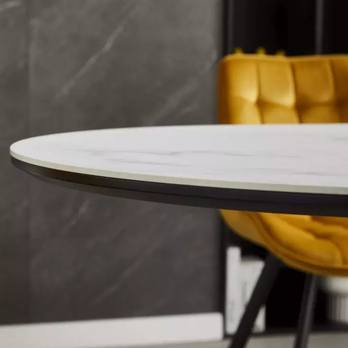 Jedálenský stôl GOSTUN 3 biela/čierna 3