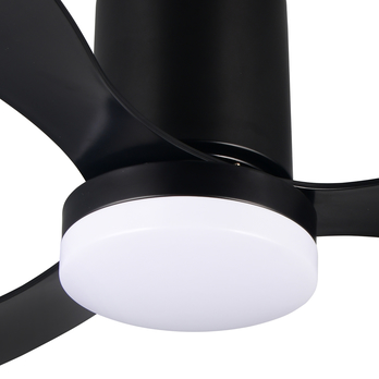 Stropné LED svietidlo s ventilátorom GÖTEBORG čierna 1