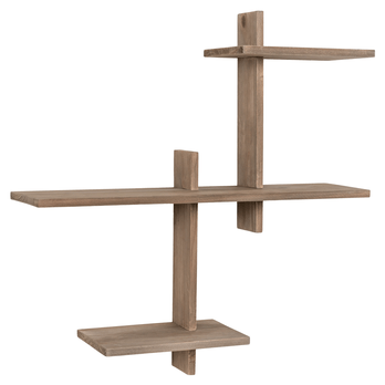 Nástenný regál GOVA prírodná 3