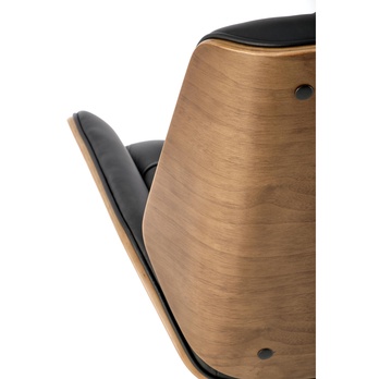 Kancelárske kreslo GOVAN orech/čierna 5