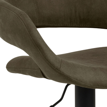 Barová stolička GRACE olivová/čierna 7