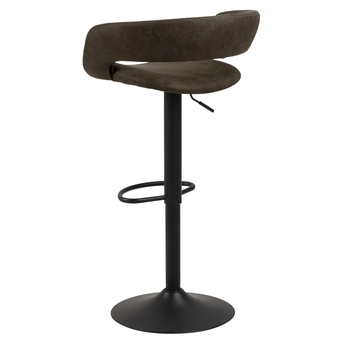 Barová stolička GRACE antracitová/čierna 4