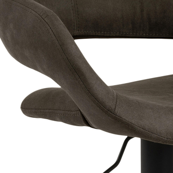 Barová stolička GRACE antracitová/čierna 7