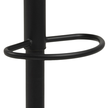 Barová stolička GRACE antracitová/čierna 8