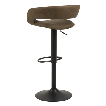 Barová stolička GRACE hnedá/čierna 4