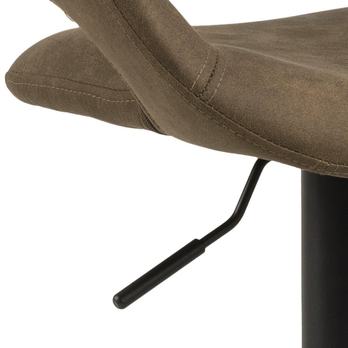 Barová stolička GRACE hnedá/čierna 7