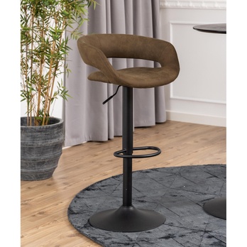 Barová stolička GRACE hnedá/čierna 10