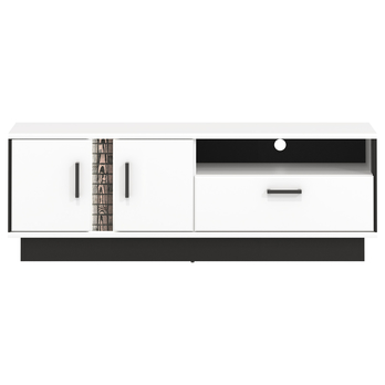 TV komoda GRACIA MR1 biela/čierna 3