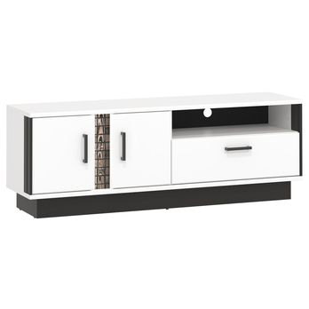 TV komoda GRACIA MR1 biela/čierna 4