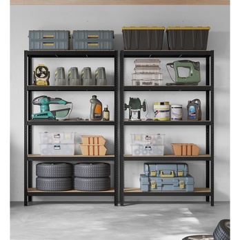 Skladovací regál GRADE 6 čierna 1