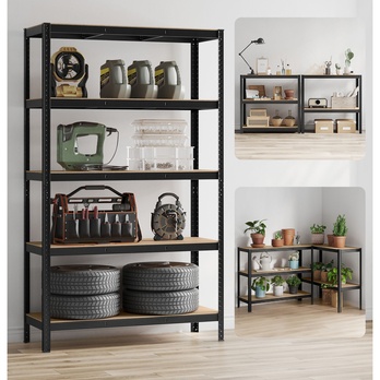 Skladovací regál GRADE 6 čierna 2