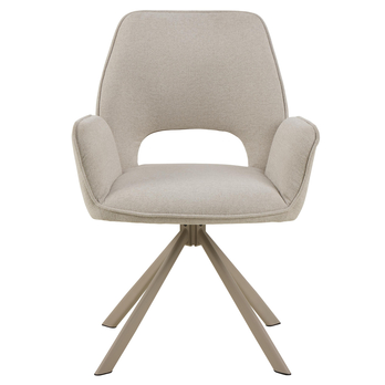 Jedálenská stolička GRAHAM béžová/sivá 3