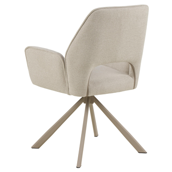 Jedálenská stolička GRAHAM béžová/sivá 5