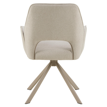 Jedálenská stolička GRAHAM béžová/sivá 6