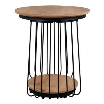 Prístavný stolík GRANIA dub artisan/čierna 3