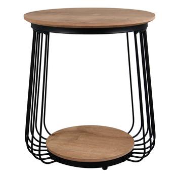 Prístavný stolík GRANIA dub artisan/čierna 4