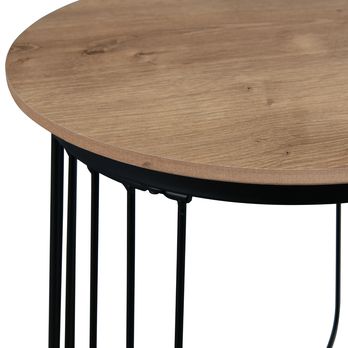 Prístavný stolík GRANIA dub artisan/čierna 5