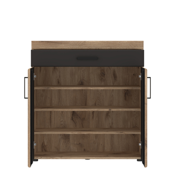 Komoda GRANO dub viking/sivá 1