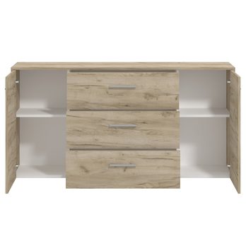 Komoda GREGORIA 4 dub sivý 2