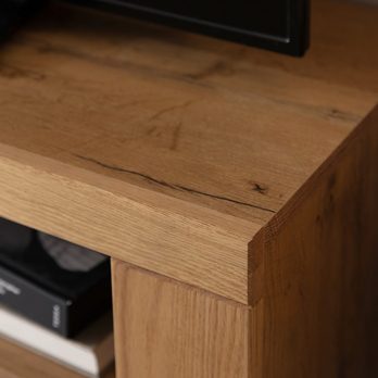 TV stolík GRENO I divoký dub/čierna 4