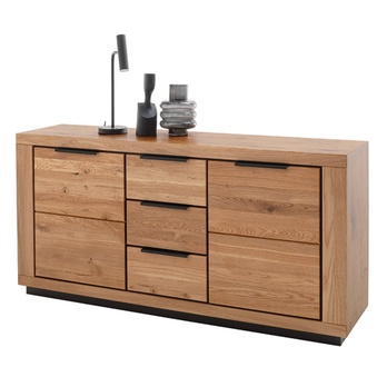 Komoda GRENO II divoký dub/čierna 1